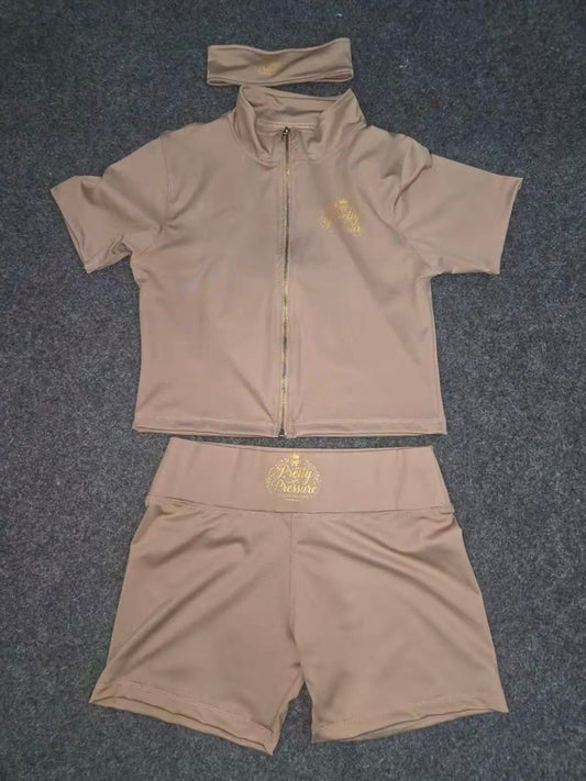 Pretty Pressure "Taupe" Set